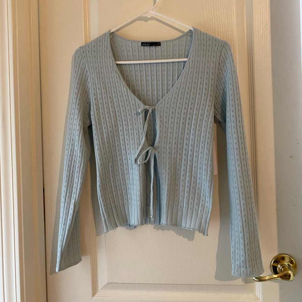 Cute Blue shirt 🤍 Size XS but fits like a Small